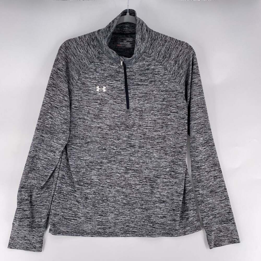 Under Armour Women’s Size Medium 1/4 Zip Long Sleeve Heat-Gear Mock Neck Shirt